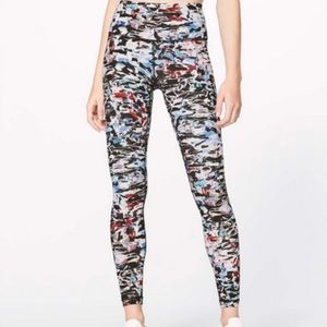 Lululemon Wunder Under Culture Clash full length size 10